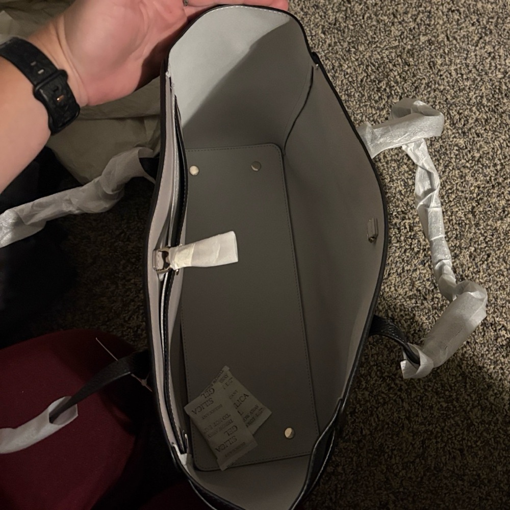 kate spade Black Pebbled Leather Tote - Picture 7 of 8